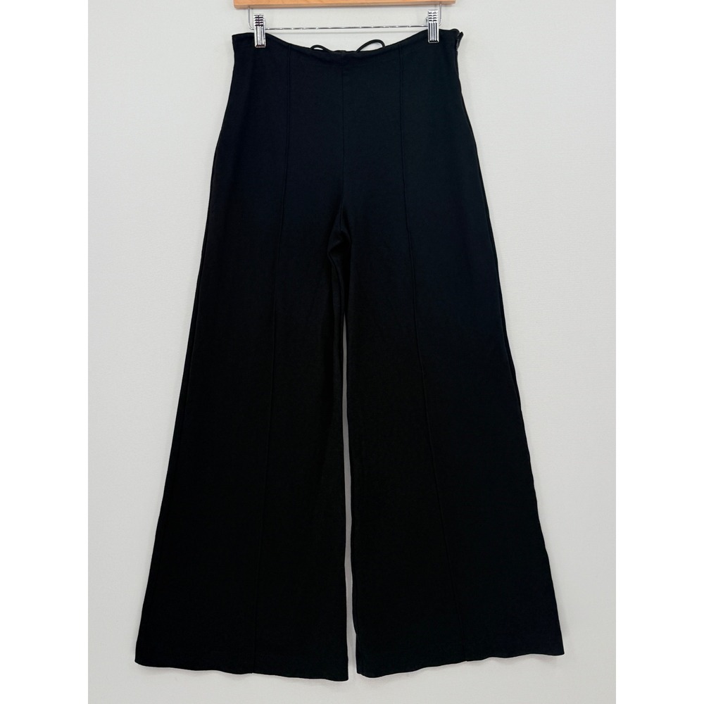 Ripley Rader Wide Leg Pants Women 1+ XL Black High Rise Stretch Minimalist Chic